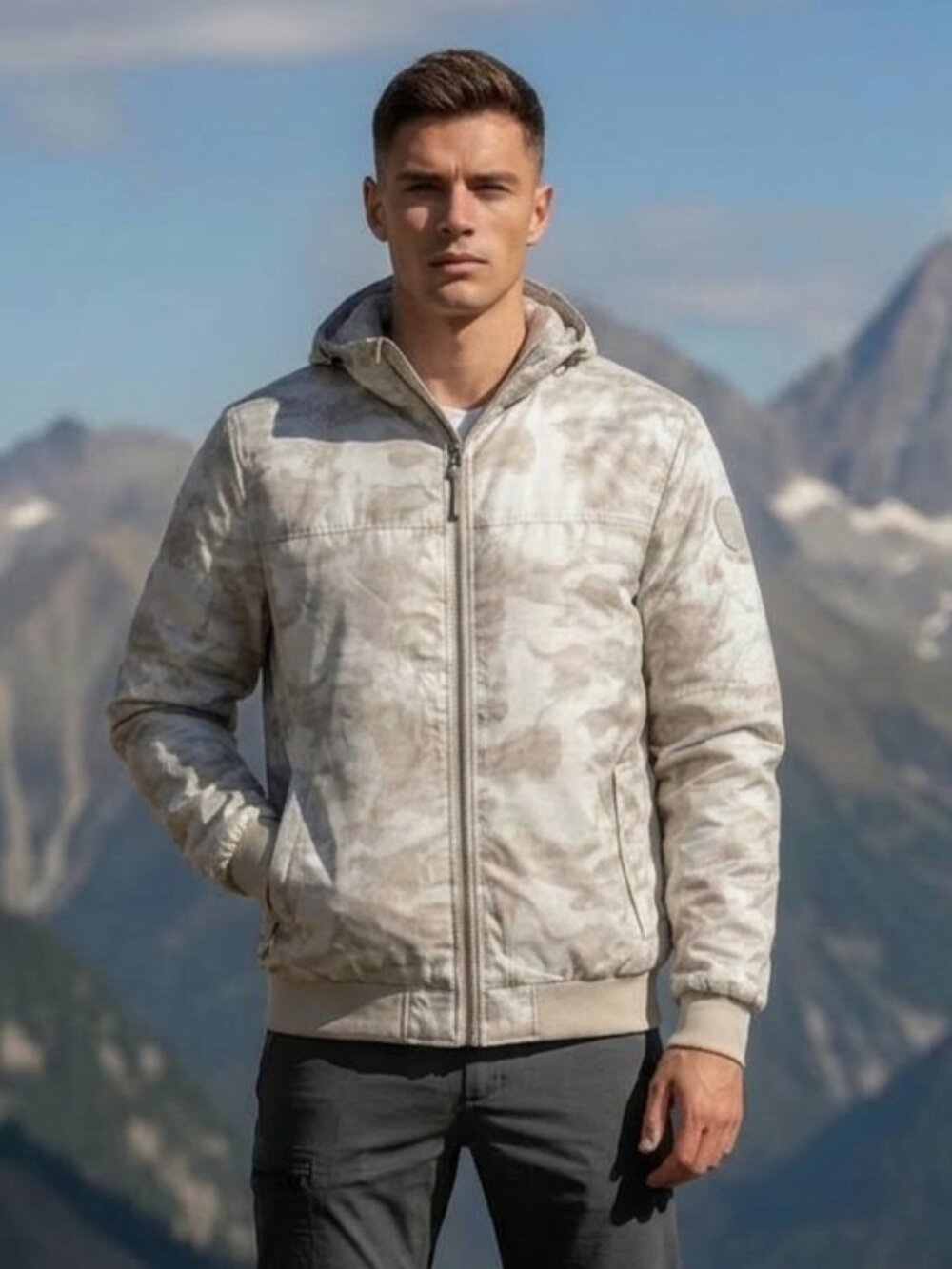 Pajar Canada Maxwell Reversible Camo Hooded Puffer Jacket NWT Size XL